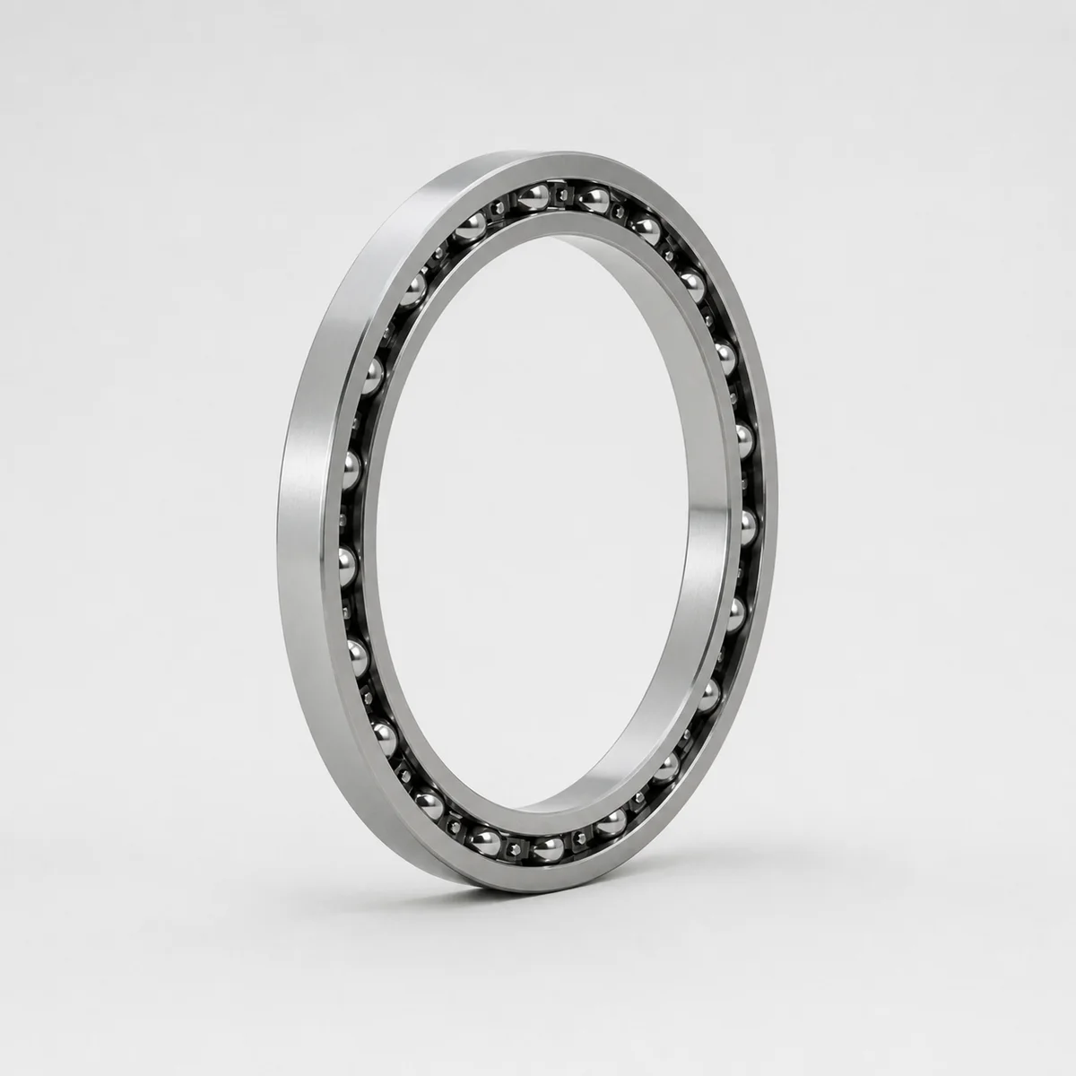 Open 6800 series thin section ball bearing with a slim radial section