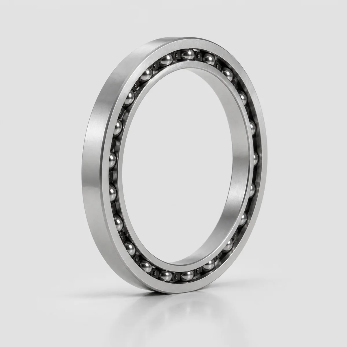 Open 6900 series thin section ball bearing with additional radial section