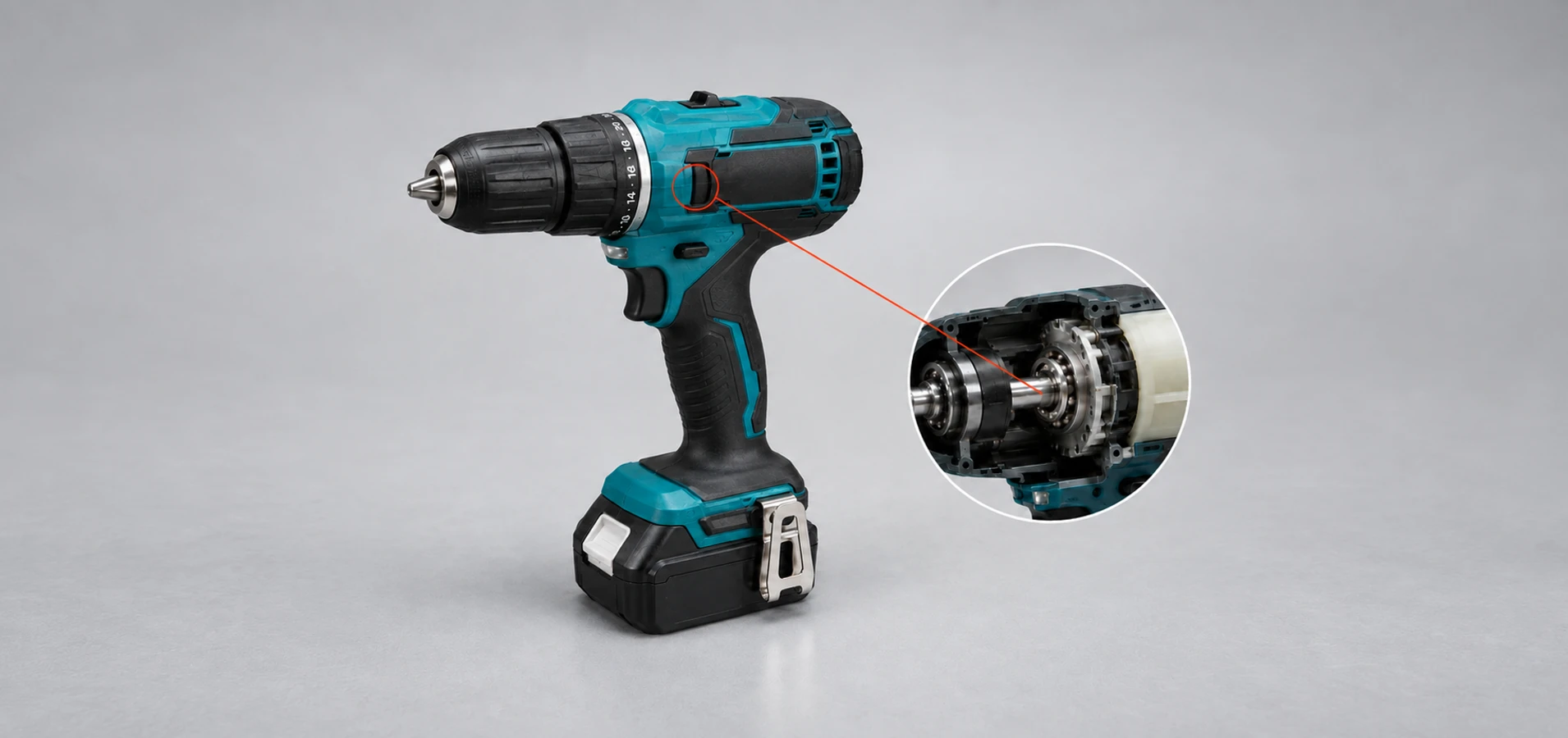 Small mechanical rotating assembly
