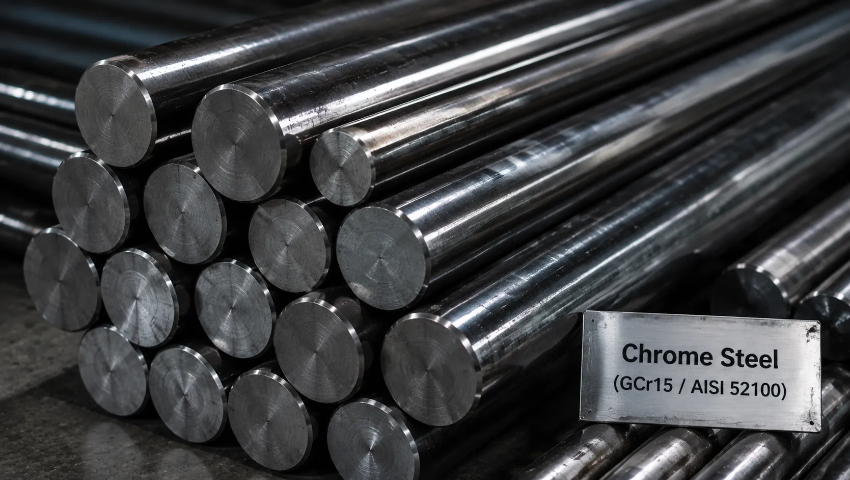 GCr15 and AISI 52100 chrome bearing steel bar stock